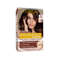 Крем-краска для волос `LOREAL` `EXCELLENCE` CREME UNIVERSAL NUDES тон 4U (универсальный каштановый)