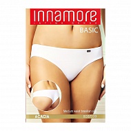 Трусы женские `INNAMORE` UNDERWEAR бразилиано средней посадки из хлопка (bianco, 3)