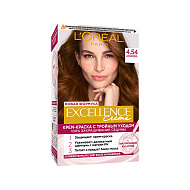 Крем-краска для волос `LOREAL` `EXCELLENCE` BLONDE LEGEND тон 4.54 (Богатый медный)