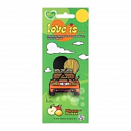 Ароматизатор для машин `LOVE IS` Яблоко-лимон