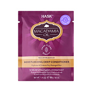 Кондиционер для волос `HASK` MACADAMIA OIL с экстрактом макадамии (увлажняющий) 50 г