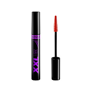 Тушь для ресниц `LUXVISAGE` XXL длина, изгиб и объем (черная)