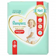 Подгузники-трусики `PAMPERS` PREMIUM CARE PANTS Extra Large (15+ кг) 18 шт