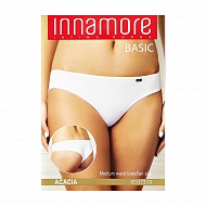 Трусы женские `INNAMORE` UNDERWEAR бразилиано средней посадки из хлопка (nero, 3)