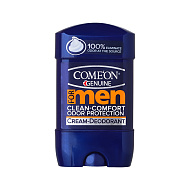 Део-крем муж. `COME`ON` FOR MEN защита от запаха, чистота и комфорт 75 мл