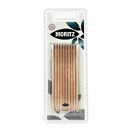 Палочки для кутикулы `MORITZ` из натурального дерева 10 шт