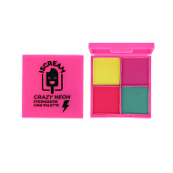 Мини-палетка теней для век `ISCREAM` CRAZY NEON тон 02 electric
