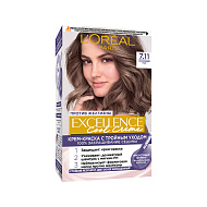 Крем-краска для волос `LOREAL` `EXCELLENCE` COOL CREME тон 7.11 (Русый)