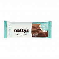 Шоколадный батончик `NATTYS` с мякотью кокоса в молочном шоколаде 45 г