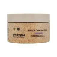 Скраб для тела `MIXIT` SPA RITUALS сахарно-солевой с ароматом амбры и бобов тонка 300 г