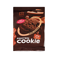Печенье неглазированное `FIT KIT` PROTEIN COOKIE со вкусом Двойной шоколад 40 г