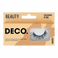 Накладные ресницы `DECO.` BEAUTY №508 blue neon