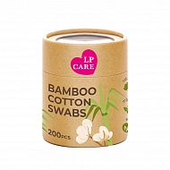 Палочки ватные `LP CARE` бамбуковые 200 шт