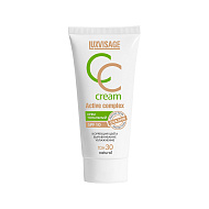 Крем тональный для лица `LUXVISAGE` CC CREAM active complex SPF 10 тон 30 natural