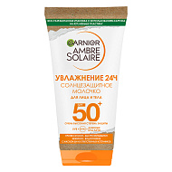 Молочко для лица и тела `GARNIER` AMBRE SOLAIRE солнцезащитное SPF 50+ 50 мл