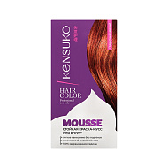 Краска-мусс для волос `KENSUKO` MOUSSE тон 6.43 Пикантный медный