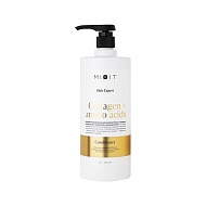 Бальзам-ополаскиватель для волос `MIXIT` `HAIR EXPERT` COLLAGEN+AMINO ACIDS для усиления блеска 1000 мл