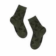 Носки детские `CONTE KIDS` CK CLASS хаки (30-32)