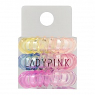 Набор резинок `LADY PINK` `BASIC` SLINKY box 3 шт