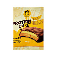 Десерт глазированный `FIT KIT` PROTEIN CAKE со вкусом Банановый пудинг 70 г