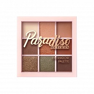 Палетка теней для век `RELOUIS` PARADISO тон 02 cold