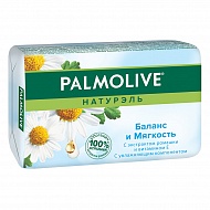 Мыло туалетное `PALMOLIVE` НАТУРЭЛЬ с экстрактом ромашки и витамином Е 90 г