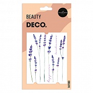 Татуировка для тела `DECO.` PASTEL FLOWERS by Miami tattoos переводная (Lavender)