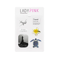 Стикеры для мобильного телефона `LADY PINK` `FAVS`