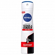 Део-спрей жен. `NIVEA` ЧЕРНОЕ И БЕЛОЕ Max Pro (антиперспирант) 150 мл