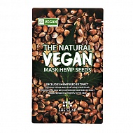 Маска для лица `SHE`S LAB` VEGAN  с экстрактом семян конопли (увлажняющая и разглаживающая) 20 г