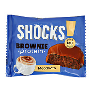 Печенье глазированное `SHOCKS!` Брауни Кофе с молоком 50 г