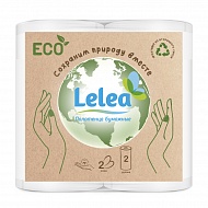 Полотенца бумажные `LELEA` ECO 2-х слойные 2 шт