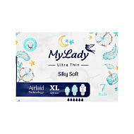 Прокладки гигиенические `MY LADY` SILKY SOFT ультратонкие XL 7 шт