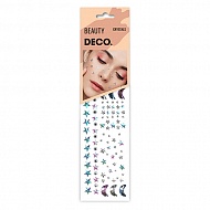 Кристаллы для лица и тела `DECO.` CRYSTALS by Miami tattoos (Violet stars)