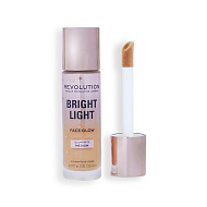 Основа тональная для лица `REVOLUTION` BRIGHT LIGHT 4-IN-1 с эффектом сияния тон Lustre Medium Light