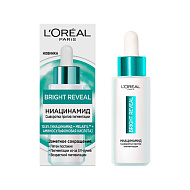 Сыворотка для лица `LOREAL` BRIGHT REVEAL 10.5% [ниацинамид + melasyl + аминосульфоновая кислота] (от пигментации) 30 мл