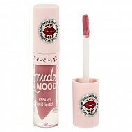 Губная помада `LOVELY` NUDE MOOD CREAMY LIQUID LIPSTICK тон 1