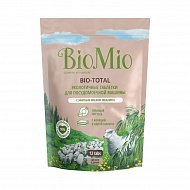 Экологичные таблетки `BIOMIO` BIO-TOTAL для посудомоечной машины с эфирным маслом эвкалипта 12 шт
