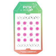 Наклейки для ногтей `PINK UP` `DECOR` SUMMER COLLECTION 2D переводные тон 208