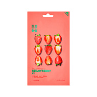 Маска для лица `HOLIKA HOLIKA` ровный цвет лица и увлажнение (с клубникой) 23 мл