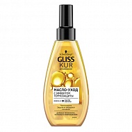 Масло-спрей для волос `GLISS KUR` термозащитное 150 мл