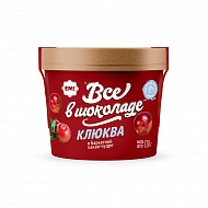 Клюква `ЕМ!` `ВСЕ В ШОКОЛАДЕ` в бархатной какао пудре 130 г
