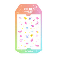 Наклейки для ногтей `PINK UP` `DECOR` NAIL STICKERS переводные тон 18