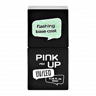 Светоотражающая база для ногтей UV/LED `PINK UP` `PRO` flashing base coat тон 05 10 мл