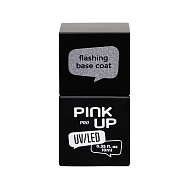 Светоотражающая база для ногтей UV/LED `PINK UP` `PRO` flashing base coat тон 20 10 мл