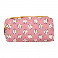 Косметичка прямоугольная `MISS PINKY` с принтом кошечки