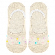 Носки женские `SOCKS` FUNKY DOTS Beige, р-р единый