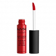Помада для губ `NYX PROFESSIONAL MAKEUP` SOFT MATTE LIP CREAM тон 23 Berlin матовая жидкая