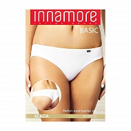 Трусы женские `INNAMORE` UNDERWEAR бразилиано средней посадки из хлопка (nero, 4)