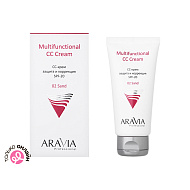 Крем для лица `ARAVIA` `PROFESSIONAL` Multifunctional CC Cream защитный SPF-20 тон 02 Sand 50 мл